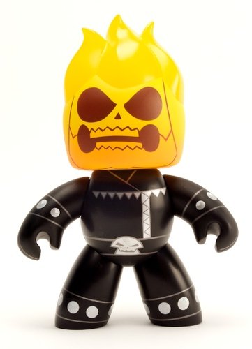 Ghost Rider figure, produced by Hasbro. Front view.