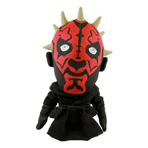 Darth Maul figure by Lucasfilm Ltd., produced by Comic Image . Front view.