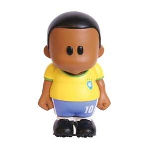 King of Brazil figure, produced by Oddco Ltd. Front view.