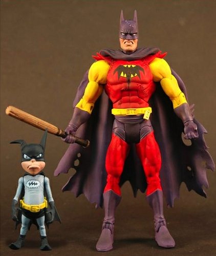 The Batman of Zur-En-Arrh w/ Batmite figure, produced by Mattel. Front view.