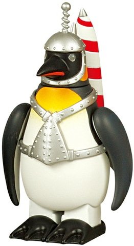 Penguin Missile figure by Dc Comics, produced by Medicom Toy. Front view.