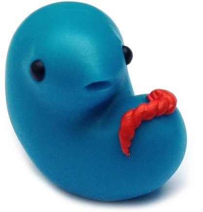 Monster Embryo - Brilliant Blue figure by Taylored Curiosities (Penny Taylor), produced by Taylored Curiosities. Front view.