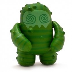 Dark Forest Ninja figure by Shawn Smith (Shawnimals), produced by Kidrobot. Front view.