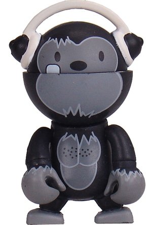 Trexi Kong (Black) figure, produced by Play Imaginative. Front view.