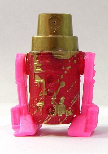 Spray 2-V2 figure by Sucklord, produced by Suckadelic. Front view.