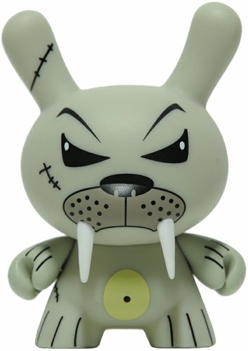 Walrus figure by Frank Kozik, produced by Kidrobot. Front view.