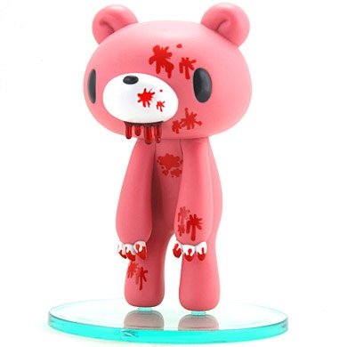 Gloomy Bear figure by Mori Chack, produced by Kidrobot. Front view.