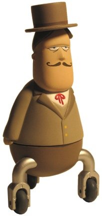 Dr. LeDoux figure by Jesse Ledoux, produced by Kidrobot. Front view.