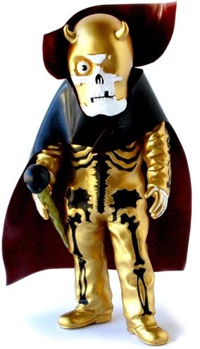 Ogon Skullman - Super7 Exclusive figure by Balzac, produced by Secret Base. Front view.