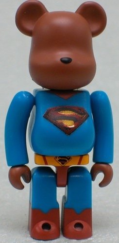 Be@rbrick Superman Returns 100% figure, produced by Medicom Toy. Front view.