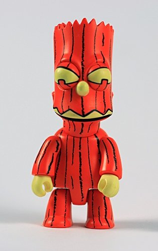Squash Bart Qee figure by Matt Groening, produced by Toy2R. Front view.
