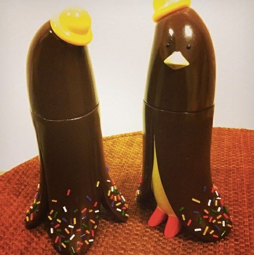 Formal (chocolate banana) - Design Fiesta figure by Chima Group, produced by Chima Group. Front view.