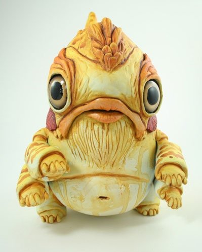 Muscatang figure by Chris Ryniak. Front view.