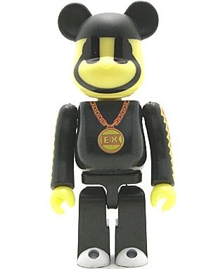 EXILE Be@rbrick 100% figure, produced by Medicom Toy. Front view.