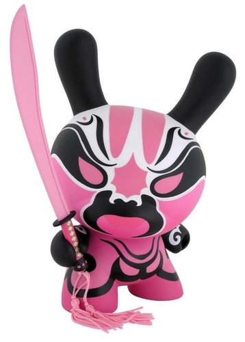 Opera Mask figure by Filth, produced by Kidrobot. Front view.