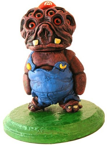 Ate the Wrong Mushroom figure by We Become Monsters (Chris Moore). Front view.