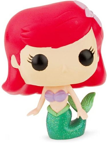 Ariel  figure by Disney, produced by Funko. Front view.