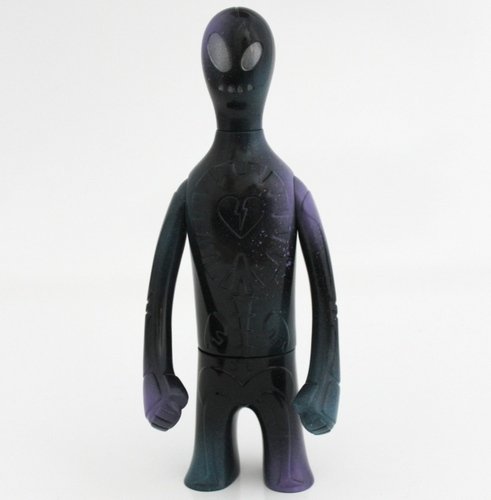Brian Flynn - Outer Space Splatter Visighost figure by Brian Flynn. Front view.