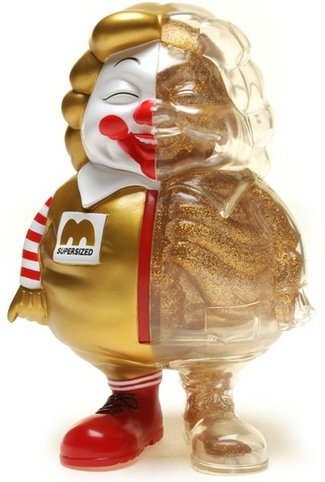 X-Ray Mc Supersized - 5th Edition Vol.1 figure by Ron English, produced by Secret Base. Front view.