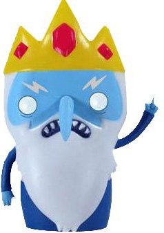 The Ice King figure, produced by Funko. Front view.