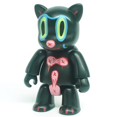 MOD Cat figure by Gary Baseman, produced by Toy2R. Front view.