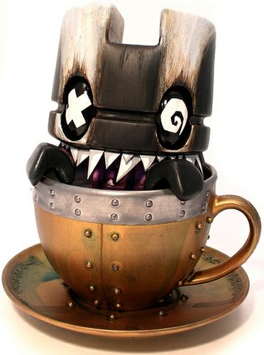 A Ruptured Cuppa!  figure by Doktor A, produced by Lunartik Ltd. Front view.