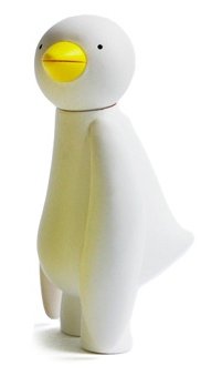 Ji Ja bird - White figure by Mr. Clement. Front view.