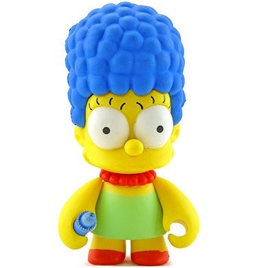 Marge figure by Matt Groening, produced by Kidrobot. Front view.