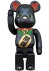 Maneki Neko Be@rbrick 400% - Beckoning Cat Black