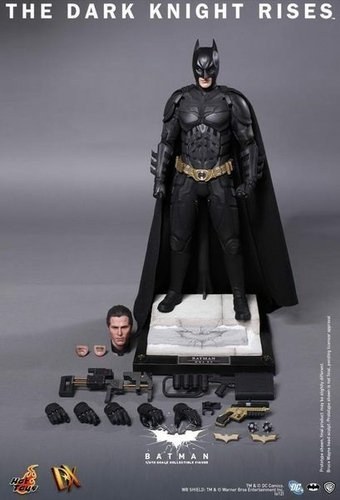 Batman/ Bruce Wayne DX 12 figure by Jc. Hong, produced by Hot Toys. Front view.