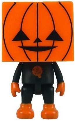 Halloween To-Fu figure by Devilrobots, produced by Play Imaginative. Front view.