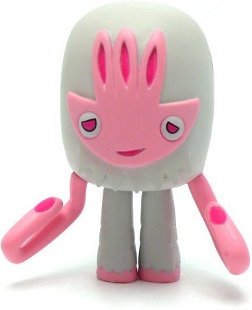 Alfonzo figure by Jon Burgerman, produced by Kidrobot. Front view.