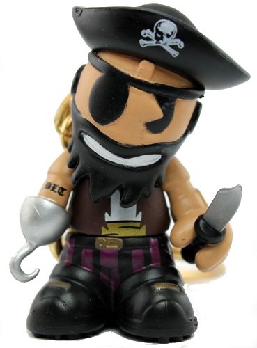 Capn figure, produced by Kidrobot. Front view.