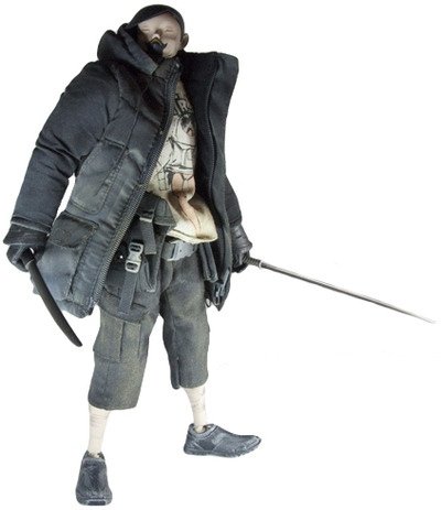 Tomorrow King Oyabun Yama - Bambaland Exclusive figure by Ashley Wood, produced by Threea. Front view.