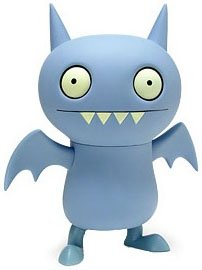 Ice Bat figure by David Horvath, produced by Critterbox. Front view.