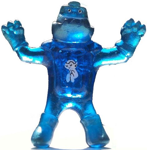 Turtle Tetsujin - Blue Harvest figure by Peter Kato. Front view.