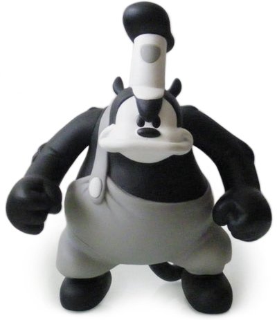 Disney Pete figure by Hikaru Iwanaga, produced by Bounty Hunter (Bxh). Front view.