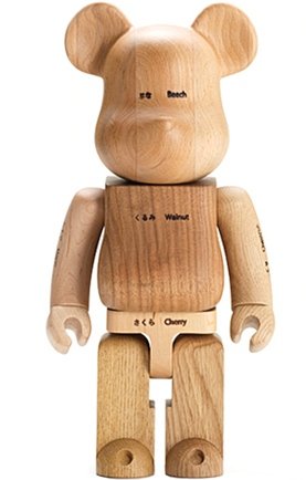 More Trees Be@rbrick 400% figure, produced by Medicom Toy. Front view.