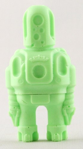 Light Green Rotund figure by Cris Rose. Front view.
