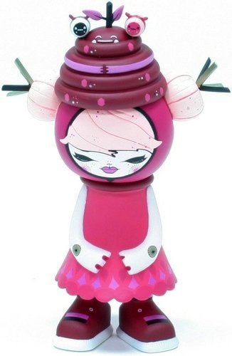 Bumble - Candy Edition figure by Julie West, produced by Strangeco. Front view.