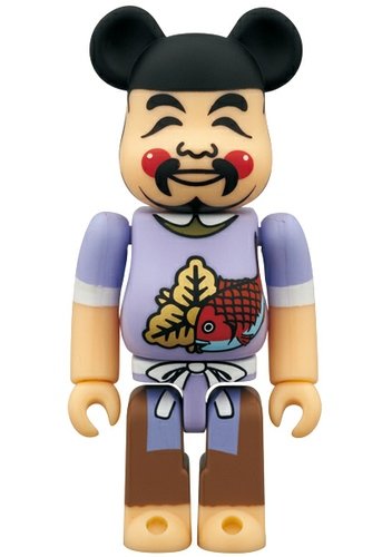 Ebisu Be@rbrick 100% figure, produced by Medicom Toy. Front view.