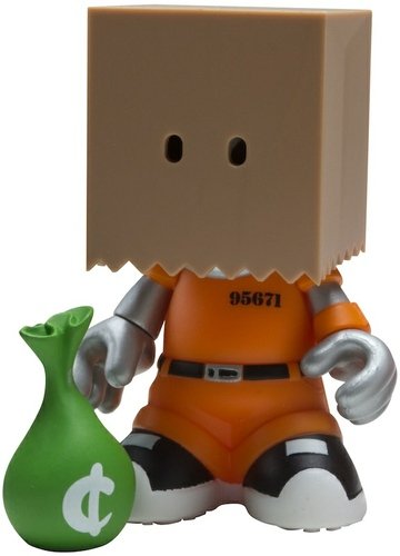 KidPrisoner figure, produced by Kidrobot. Front view.