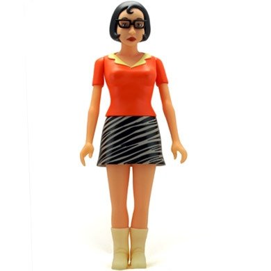 Enid Hi-Fashion Glamour Doll figure by Daniel Clowes, produced by Necessaries Toy Foundation. Front view.