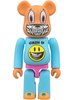 Grin & Bear It Be@rbrick 100% - ZacPac Exclusive