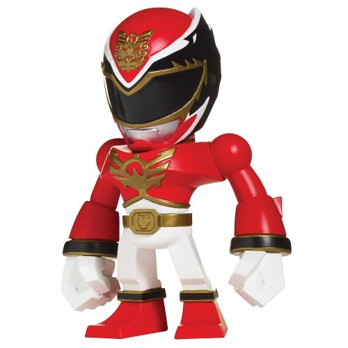 megaforce Red Ranger figure by Touma, produced by Bandai. Front view.