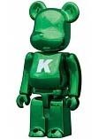 Basic Be@rbrick Series 24 - K figure, produced by Medicom Toy. Front view.