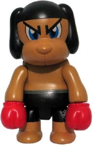 Fighter Dark figure, produced by Toy2R. Front view.