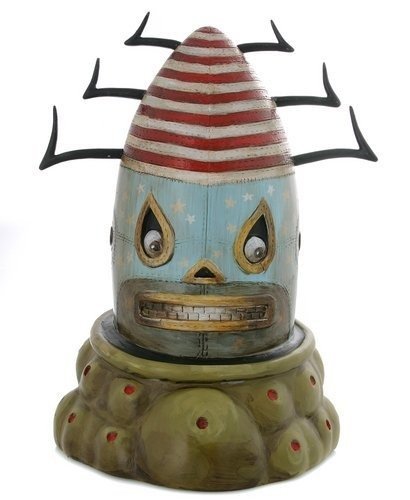Conehead figure by Germs, produced by Mindstyle. Front view.