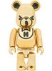 Hysteric Bear Be@rbrick 100% - Gold