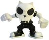 Bobble Head Devil Toyer - White Head Black T-Bone